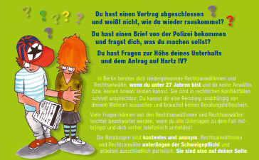 Flyer Kostenlose Rechtsberatung